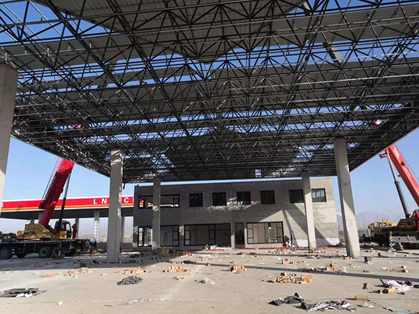 加油站常用的三種鋼結(jié)構(gòu)形式